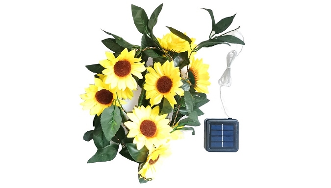 Sunflower Solar String Lights