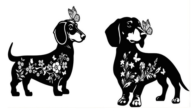 2-Pack Animals Garden Stake Decorations - 4 Designs