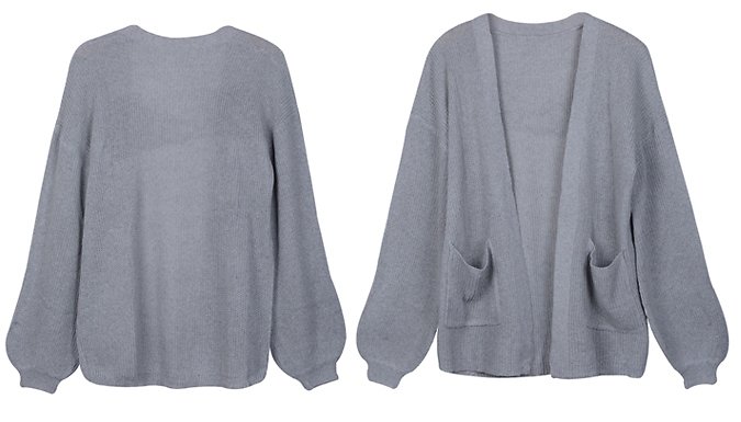 Loose Knitted Cardigan - 5 Colours & 4 Sizes
