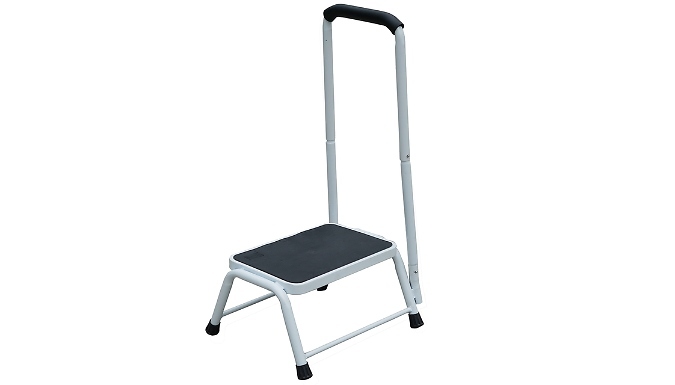 Single Step Stool with Handrail