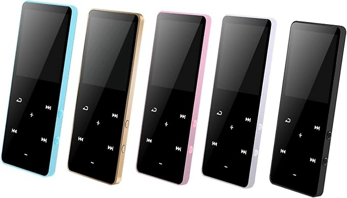 MP3 Player Touch with Bluetooth - 5 Colours & 2 Options