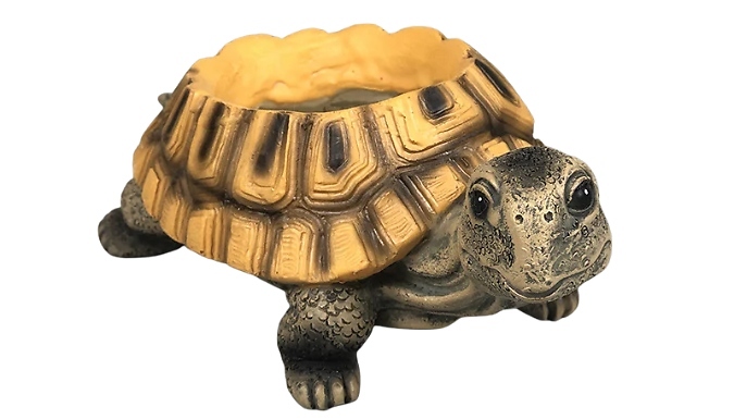 Cute Resin Turtle Flowerpot Ornament