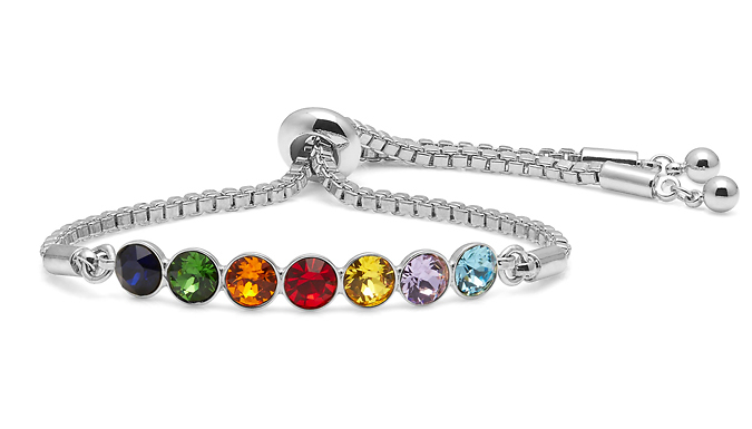 Adjustable Friendship Bracelet with Luxury Crystals
