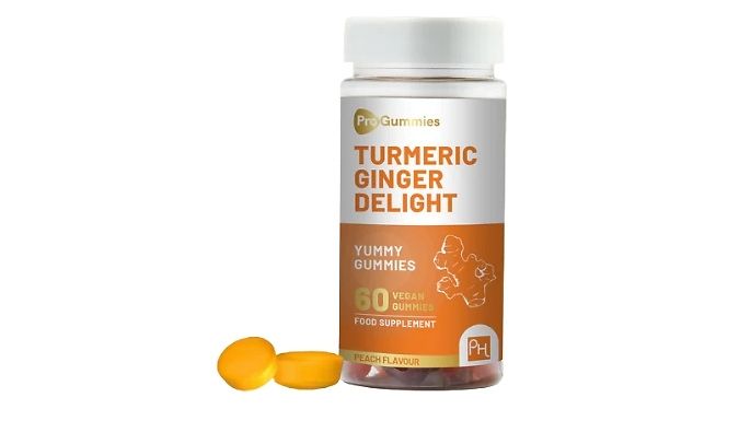 Inflammation Protection Turmeric & Ginger Gummies - Peach Flavour!