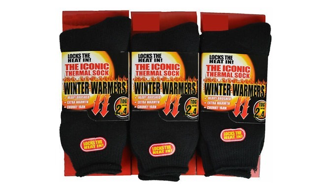 3-Pairs Winter Warmer Thermal Socks