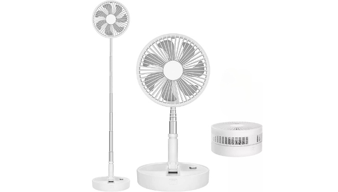 Cordless Telescopic USB Charger Desk Fan!