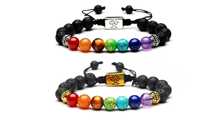 7-Chakra Bracelet - 3 Designs