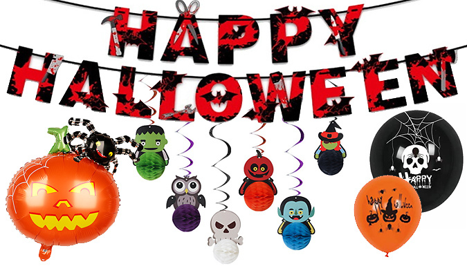 Benzbag Halloween Party Decorations Set - 4 Styles