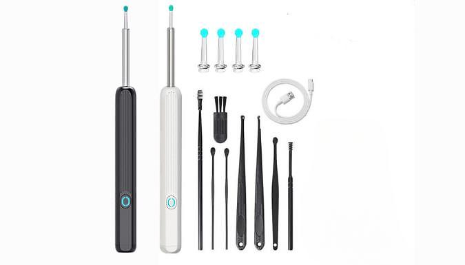 Ear Wax Removal Tool with HD Camera Wireless Otoscope - 2 Colours at Go Groopie
