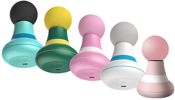 USB Vibrating Handheld Muscle Massager - 4 Colours