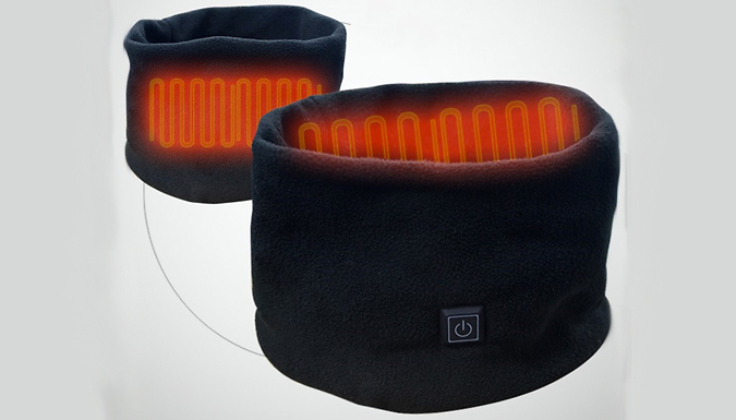 Electric Heated Fleece Neck Warmer - 4 Colours from Go Groopie IE