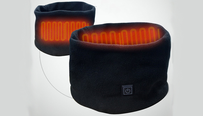 Electric Heated Fleece Neck Warmer - 4 Colours from Go Groopie