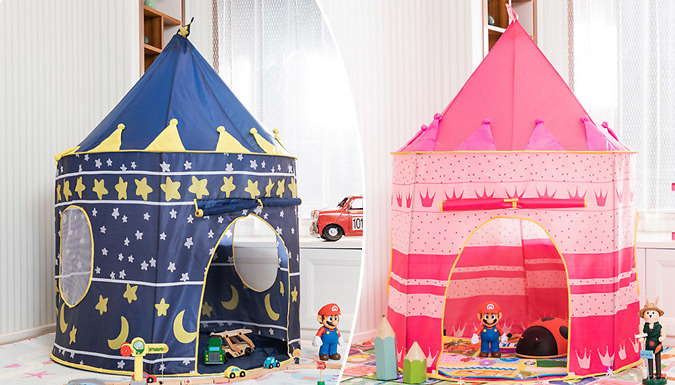Whooptrading Kids Pop Up Castle Play Tent - 2 Designs