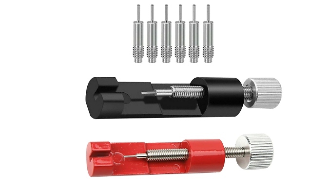 2-Pack of Watch Link Repair Tool Kits - With 6 Replacement Pins. at Go Groopie