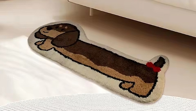 Adorable Dachshund Non Slip Rug - 2 Sizes!