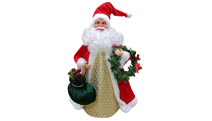 Moving Light-Up Musical Santa Claus Decoration - 9 Styles