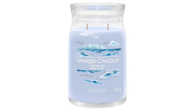 Yankee Candle Ocean Air Candle - Large 567g Jar!