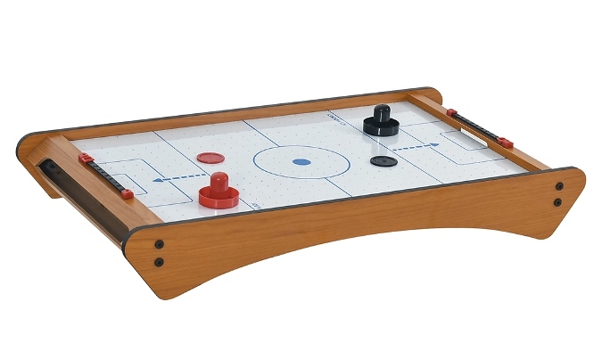 HOMCOM 2.5FT Tabletop Air Hockey Game