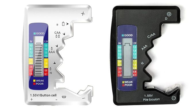 Universal Battery Checker with LCD Display