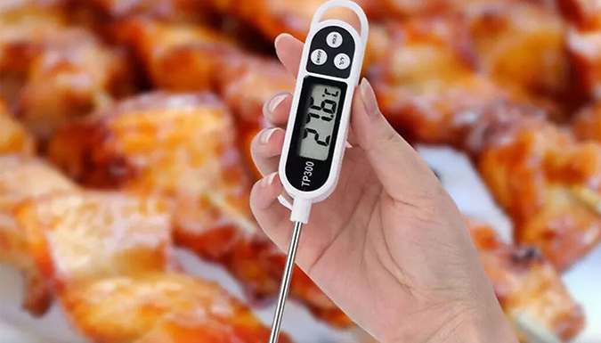 Digital Celsius & Fahrenheit Food Thermometer - 1 or 2