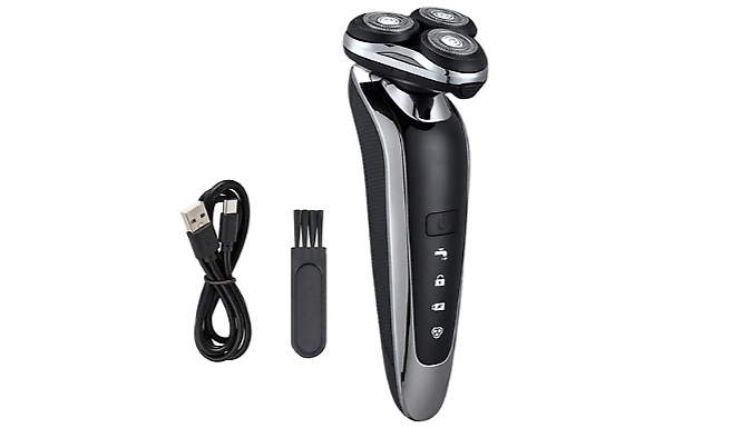 Rechargeable Electric Rotating Shaver