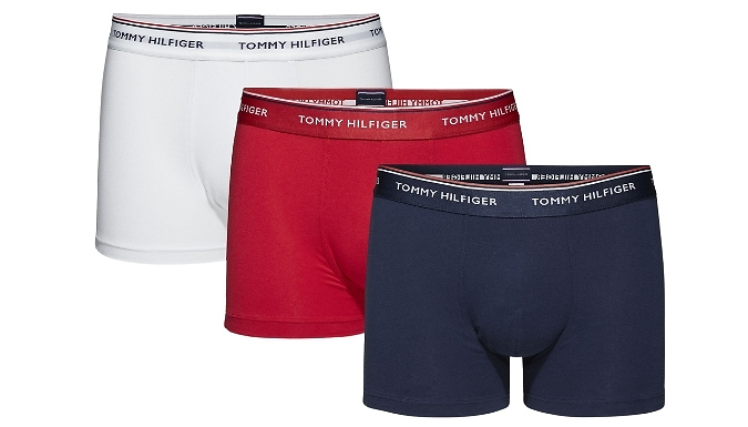 3-Pack of Tommy Hilfiger Men's Boxers - 3 Colour Options, 4 Sizes!