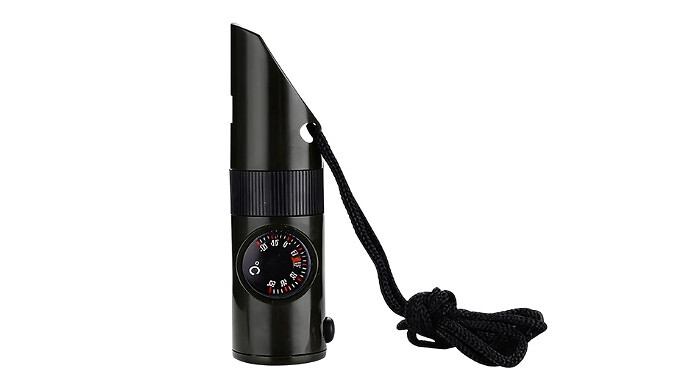 7-in-1 Multifunctional Survival Whistle