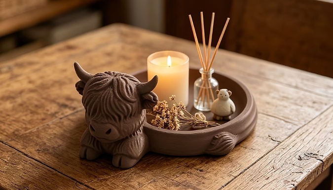 Highland Cow Decorative Tray - 3 Colours!