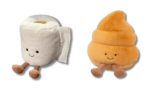 Novelty Toilet-Themed Plush Decor - 4 Styles