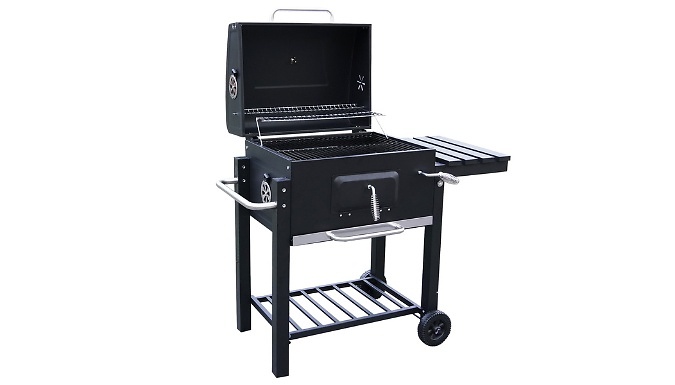 Charcoal Barbecue Grill Smoker & Roaster