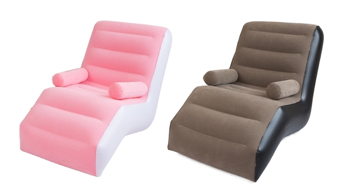 Inflatable S-Shaped Chaise Lounge - 2 Colours