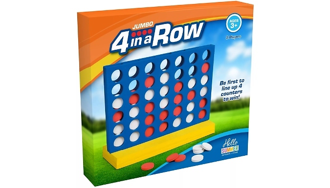 4-In-a-Row Jumbo Foam Garden Game