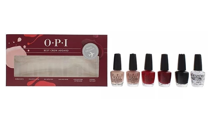 OPI Best Crew Abroad 6-Piece Nail Polish Gift Set