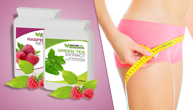 120 Raspberry Ketone and Green Tea Capsules