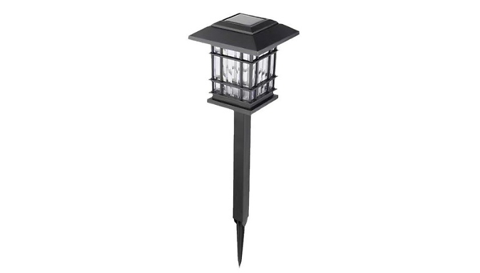 2-Pack Outdoor Solar Light Lanterns - 2 Light Colours