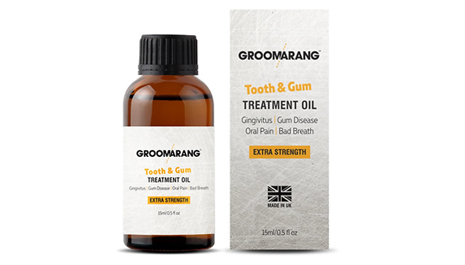 6-Piece Groomarang Oral Health Kit - Scraper, Whitening Powder, Oil & Toothbrushes