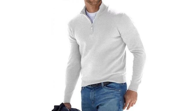 Long-Sleeved Solid Sweater - 6 Colours, 6 Sizes