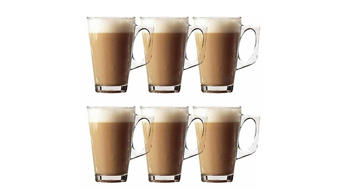 Set of 6 Latte Glasses