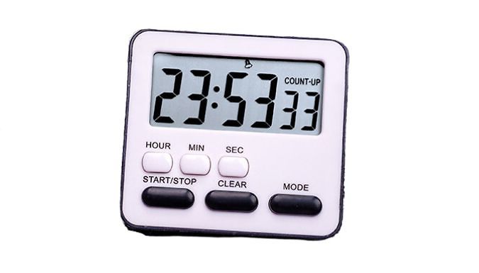 Hand-Held Multi-Function Timer - 5 Colours