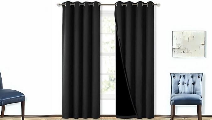 Energy-Saving DreamNights Blackout Curtains - 4 Colours, 4 Sizes