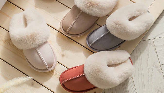 Fluffy store warm slippers