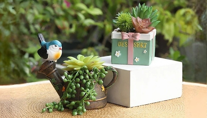 Cute Artificial Succulent Ornament - 5 Designs!