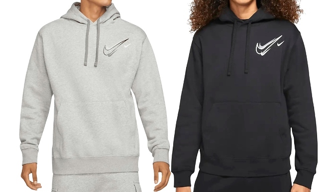 Men's Nike Pollover Logo Hoodie - 2 Colours & 4 Sizes