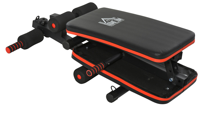 HOMCOM Steel Foldable Home Core Workout Bench