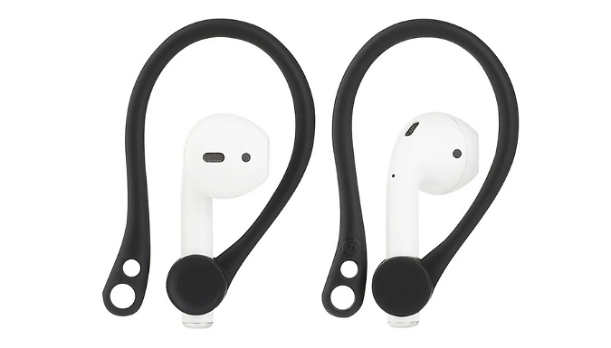 1 or 2-Pack AirPod Compatible Over-Ear Hooks - 8 Colours