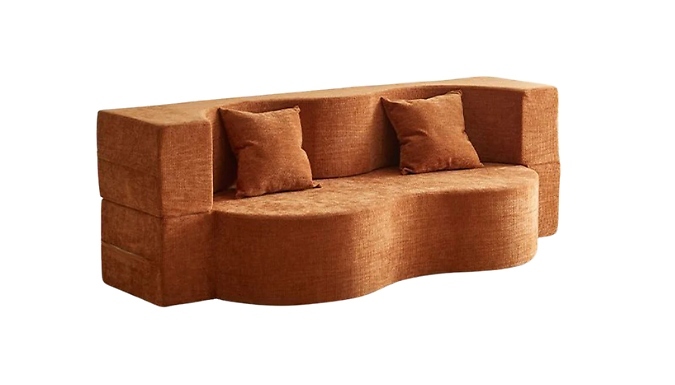 Multi-functional Folding Wavy Sofa Bed - 3 Colours