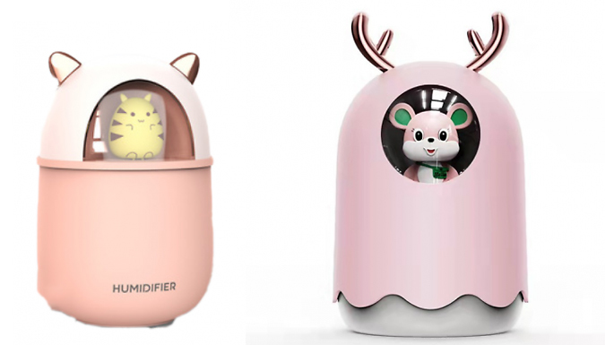 Cute Creature USB Mini Air Humidifier - 7 Designs