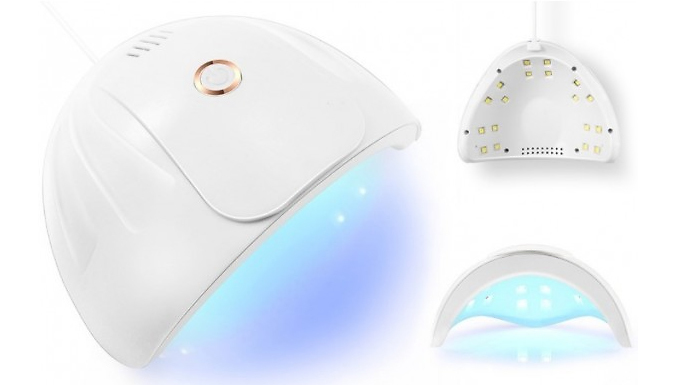 UV Nail Dryer Lamp With Automatic Sensor - 3 Options & 2 Colours