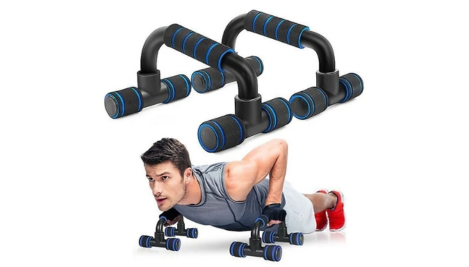 I-Shaped Push-Up Bars - 4 Colours!