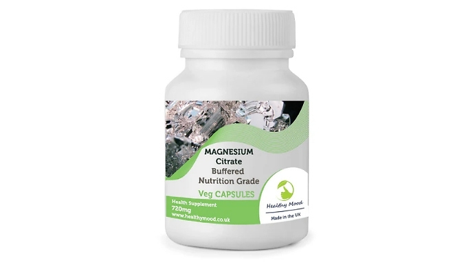 Digestive Support & Wellbeing Boosting Magnesium Citrate Capsules